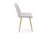 Стул на металлокаркасе Челси К светло-серый (zd 960) - золотой np - 5