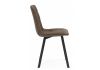 Стул на металлокаркасе Чилли коричневый - черный - 2