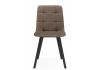 Стул на металлокаркасе Чилли коричневый - черный - 3