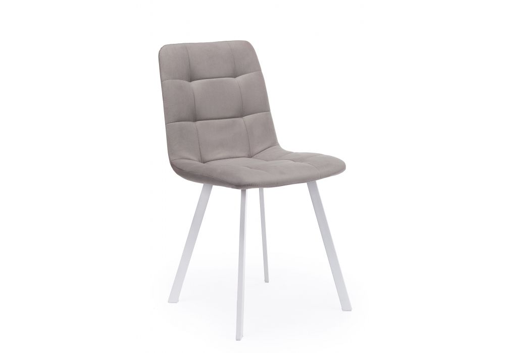 Стул на металлокаркасе Чилли латте - белый