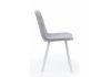 Стул на металлокаркасе Чилли светло-серый - белый - 4