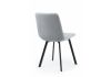 Стул на металлокаркасе Чилли светло-серый - черный - 5