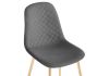 Стул Dabl dark gray - gold - 14