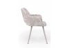 Стул на металлокаркасе Эолин 360 латте (simple 008) - серый - 4