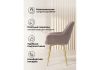 Стул на металлокаркасе Флюид латте (zd 290) - золотой - 6