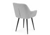 Стул на металлокаркасе Флюид светло-серый (zd 960) - черный - 4