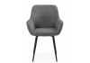 Стул на металлокаркасе Флюид темно-серый (zd 995) - черный - 2
