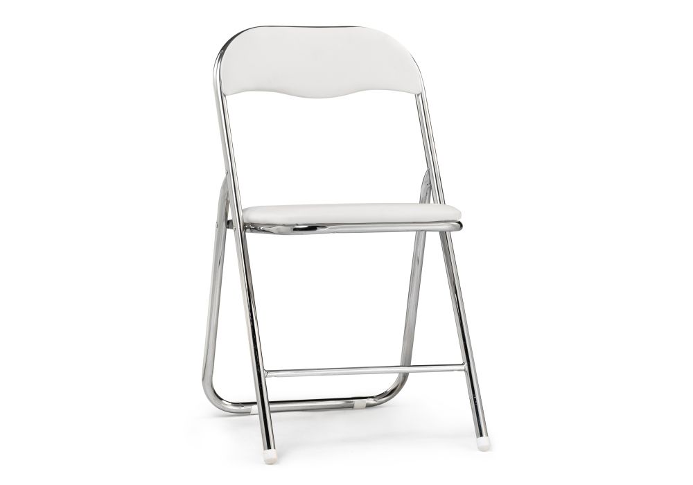 Стул Fold 1 складной white - chrome