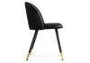 Стул Gabi black - black - gold - 3