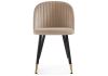 Стул Gabi dark beige - black - gold - 2