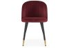 Стул Gabi wine red - black - 7