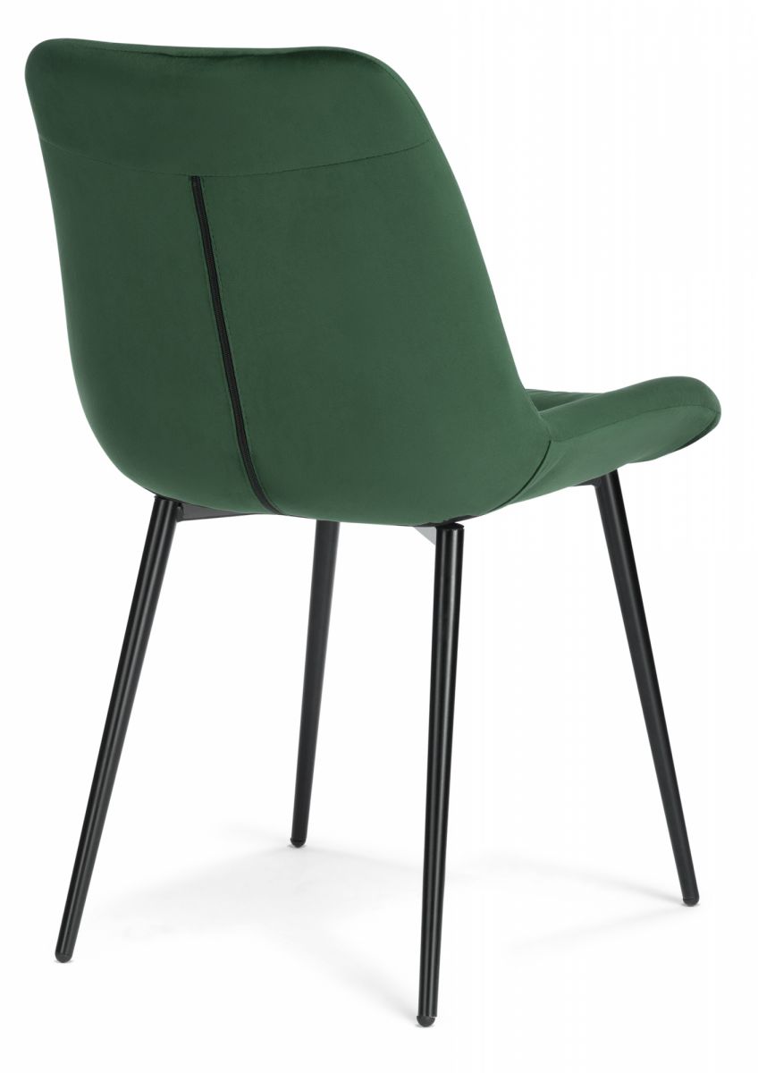 Стул Гояр изумрудный - черный глянец