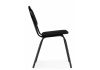Стул на металлокаркасе Гумер ткань черный - черный глянец - 3