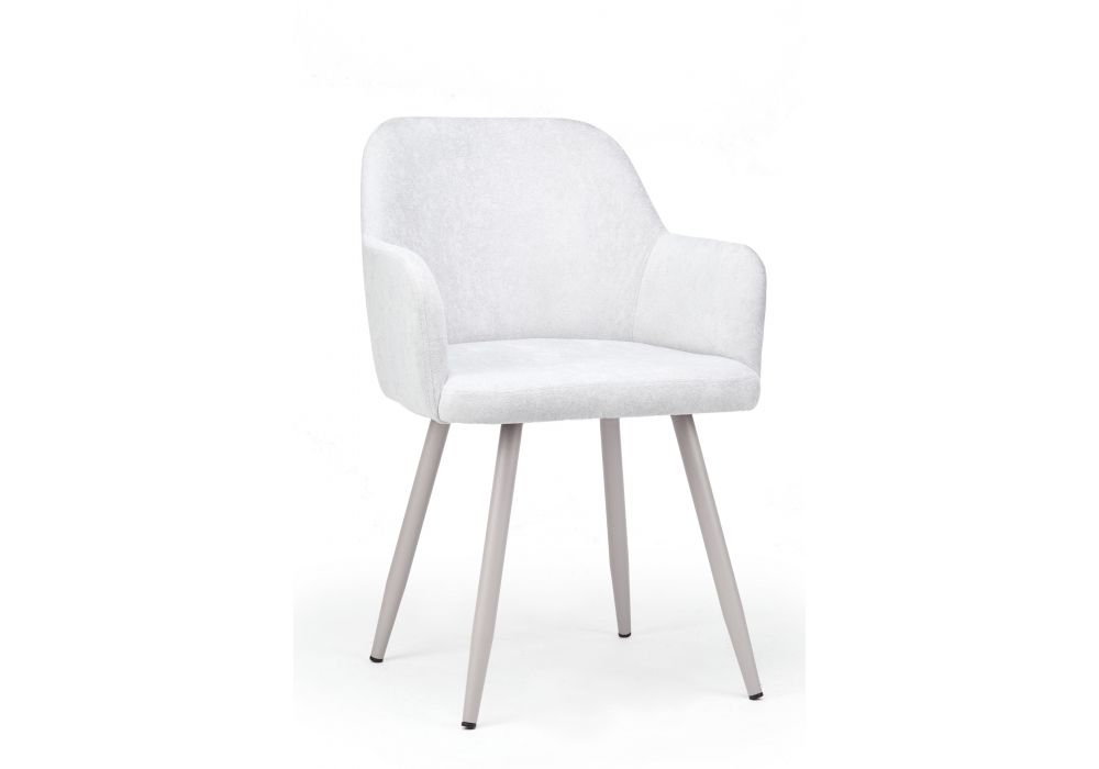 Стул на металлокаркасе Инфини светло-серый (ocean 021) - серый