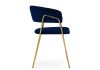 Стул Kamelia 1 dark blue - gold - 2