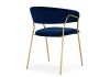 Стул Kamelia 1 dark blue - gold - 4