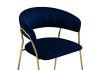 Стул Kamelia 1 dark blue - gold - 5