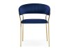 Стул Kamelia 1 dark blue - gold - 7