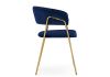Стул Kamelia 1 dark blue - gold - 8