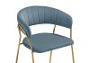 Стул Kamelia 1 light blue -gold - 5