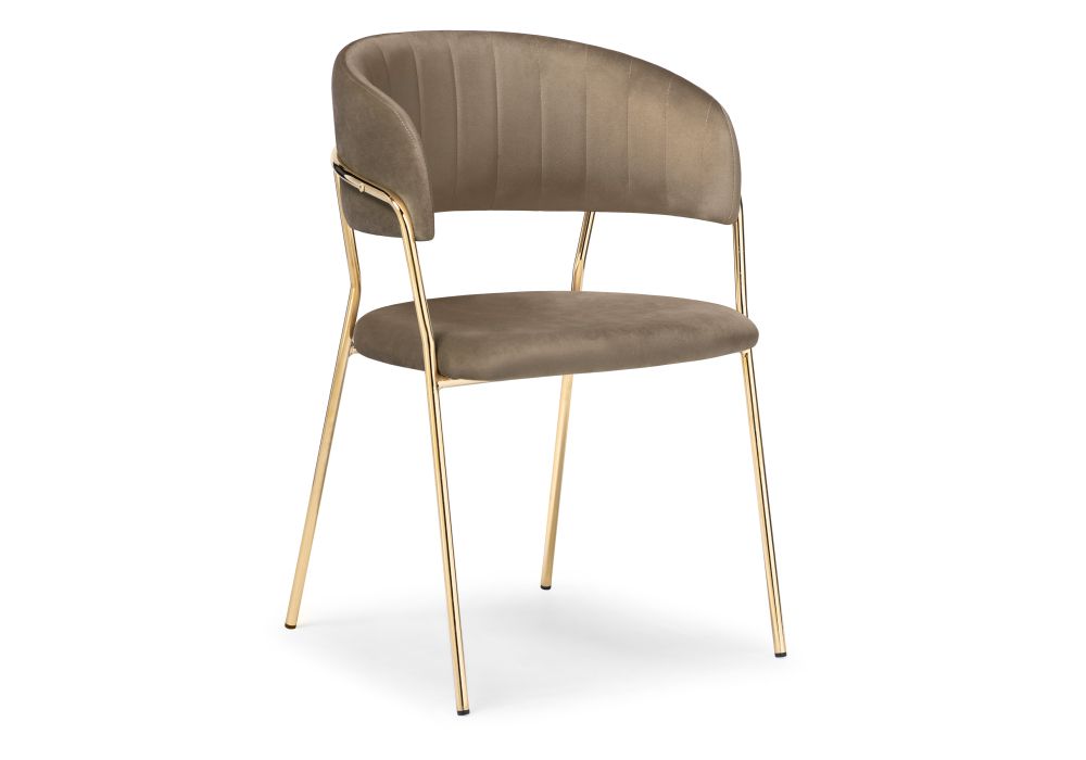 Стул Kamelia cappuccino - gold