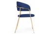 Стул Kamelia dark blue - gold - 3
