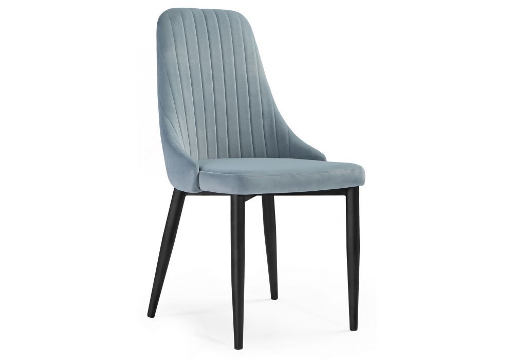 Стул Kora light blue - black