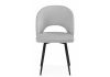 Стул на металлокаркасе Курбис светло-серый (zd 960) - черный - 2