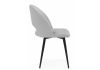 Стул на металлокаркасе Курбис светло-серый (zd 960) - черный - 3