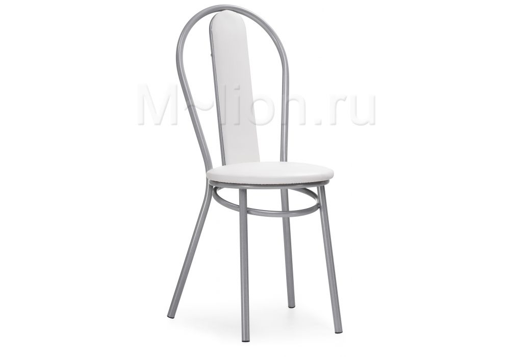 Стул Lamniel косое кольцо белый полимер - светлый мусс