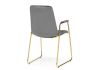 Стул Lana dark grey - gold - 4