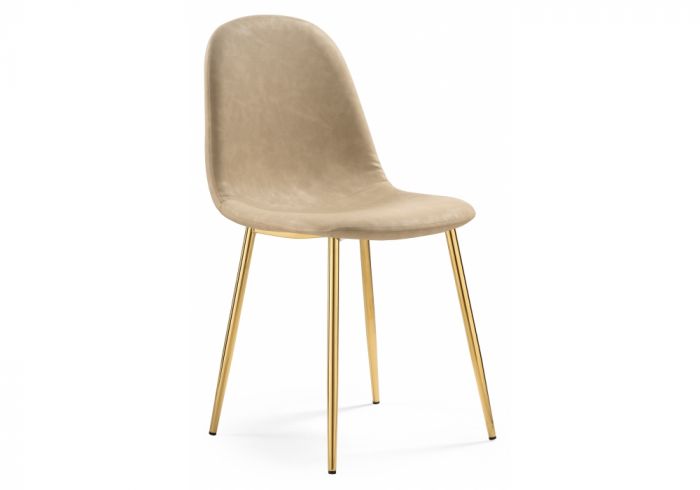 Стул Lilu 1 yellow - gold