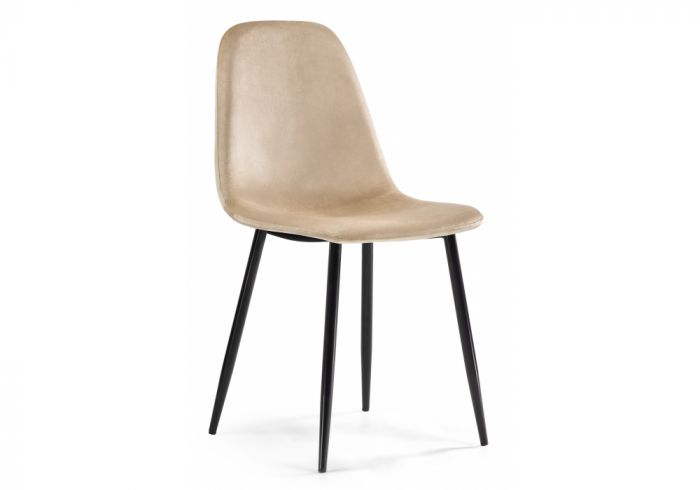 Стул Lilu dark beige - black