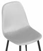 Стул Lilu light grey - black - 14