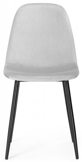 Стул Lilu light grey - black