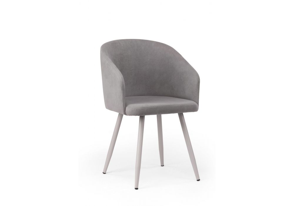 Стул на металлокаркасе Монер темно-серый (glory 20) - серый