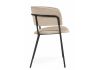 Стул на металлокаркасе Осло темно-бежевый (H-07) - черный - 3