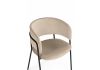Стул на металлокаркасе Осло темно-бежевый (H-07) - черный - 5