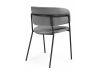 Стул на металлокаркасе Осло темно-серый (H-15) - черный - 4