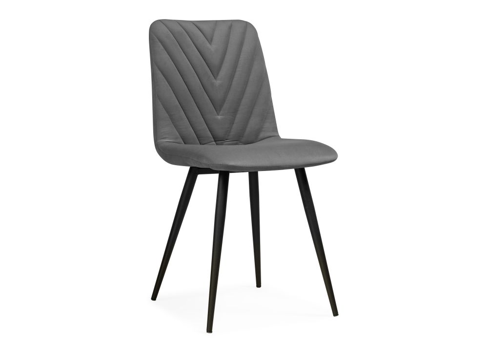 Стул Ральф темно-серый - черный