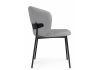 Стул на металлокаркасе Рикко серый (81 cloud) - черный - 3