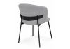 Стул на металлокаркасе Рикко серый (81 cloud) - черный - 4