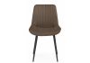Стул на металлокаркасе Седа коричневый (zd 233) - черный np - 2