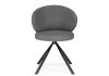 Стул Solomon крутящийся gray - black - 3