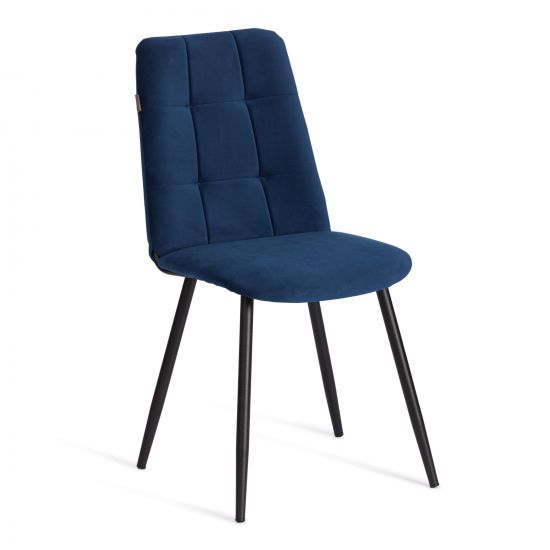 Стул обеденный Asti (2 шт. в упаковке) TREND, велюр, Blue (синий), 50х55х93