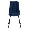Стул обеденный Asti (2 шт. в упаковке) TREND, велюр, Blue (синий), 50х55х93 - 5