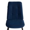 Стул обеденный Asti (2 шт. в упаковке) TREND, велюр, Blue (синий), 50х55х93 - 6