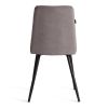 Стул обеденный Asti (2 шт. в упаковке) TREND, велюр, серый-чёрный, 29, 50х55х93 - 5