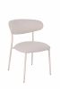 Стул обеденный Ayla серый белые ножки 2 шт. - 2