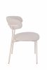 Стул обеденный Ayla серый белые ножки 2 шт. - 4